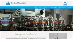Desktop Screenshot of omsteeltubes.com